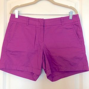 J.Crew 100% cotton Chino shorts, 4” inseam